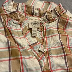 St. John's Bay Multicolor Plaid Shirt